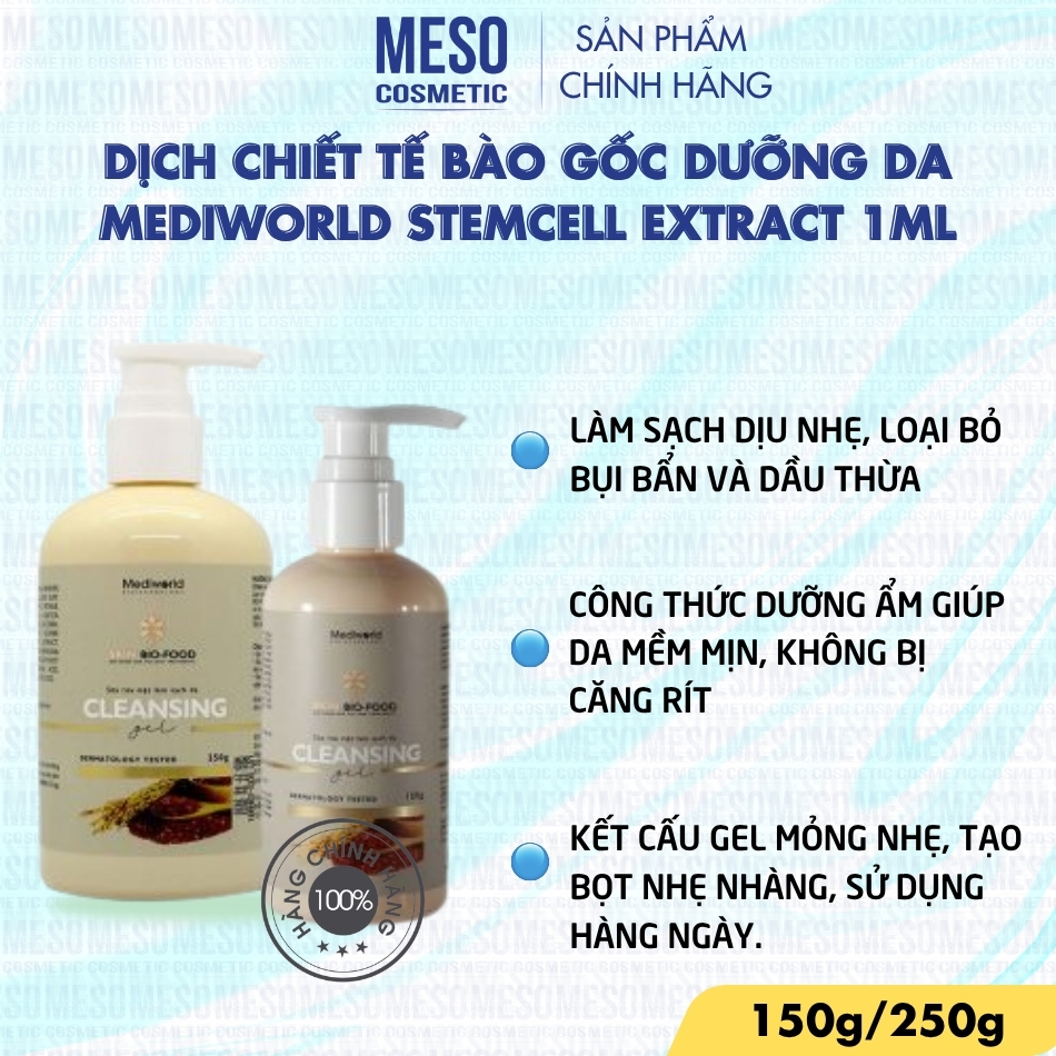 Sữa rửa mặt dưỡng ẩm Mediworld Cleansing Gel